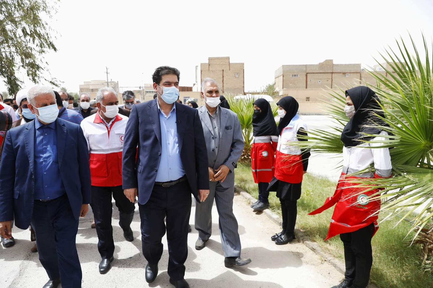 سفر دکتر همتی به سیستان و بلوچستان و بازدید از روند اجرای طرح "نذرآب4"/ گزارش تصویری